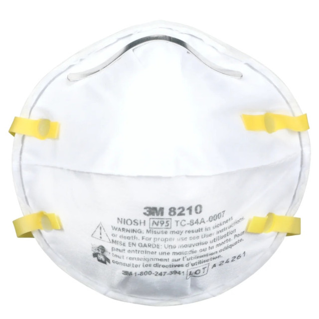 (20 個/盒)3M™ N95 拋棄式防塵口罩 8210個人防護安全口罩