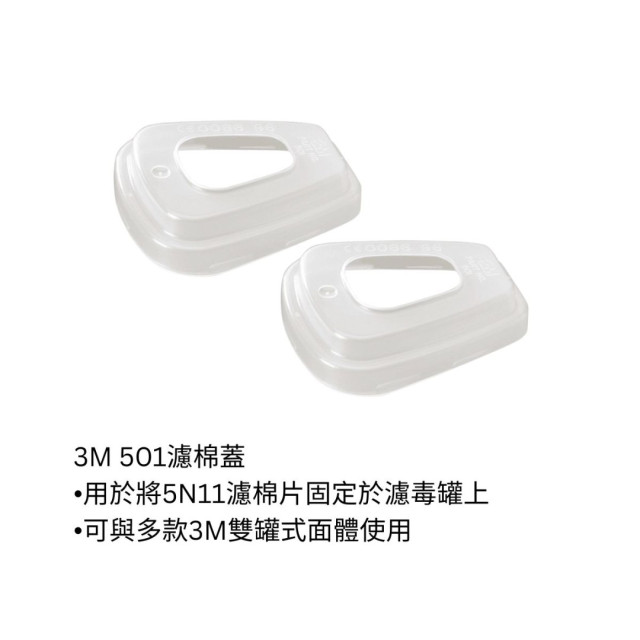 【煒興&3M】2個組 3M™501濾棉蓋 502濾棉轉接蓋