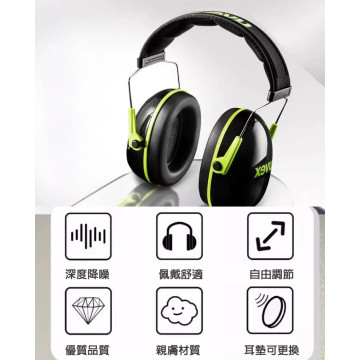 3M PELTOR™ X4A頭帶式耳罩 X4P5E 安全帽式