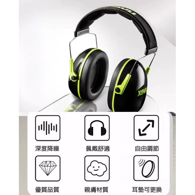 3M PELTOR™ X4A頭帶式耳罩 X4P5E 安全帽式