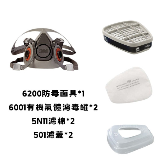 【煒興&3M】2個組 3M™501濾棉蓋 502濾棉轉接蓋